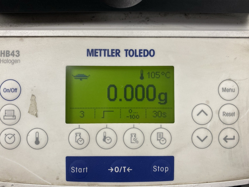 Mettler Toledo HB43 Halogen Moisture Analyzer