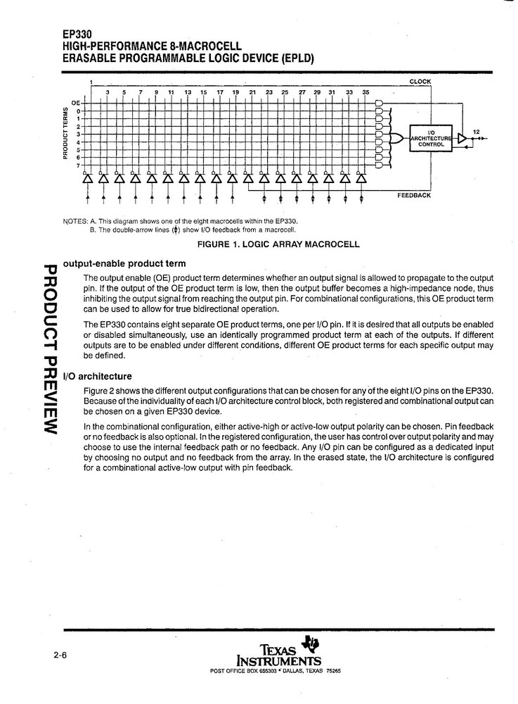 1/5/10Pcs TI EP330-12CN High Performance One-Time Programmable Logic Dev PDIP-20