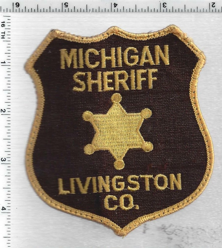 Livingston County Sheriff Dept. (Michigan) 2nd Issue Uniform Take-Off Patch