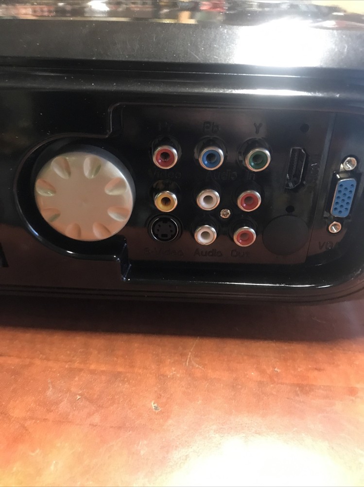 Used Tested Vision Max HD-2K LCD Projector 1920x1080 HDMI 3S Optimized Engine