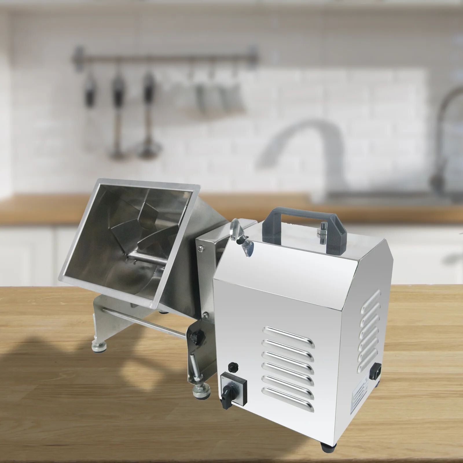 Clivia Electric Meat Mixer 30lbs 15L Tilt Tank Meat Sausage Mixing Machine