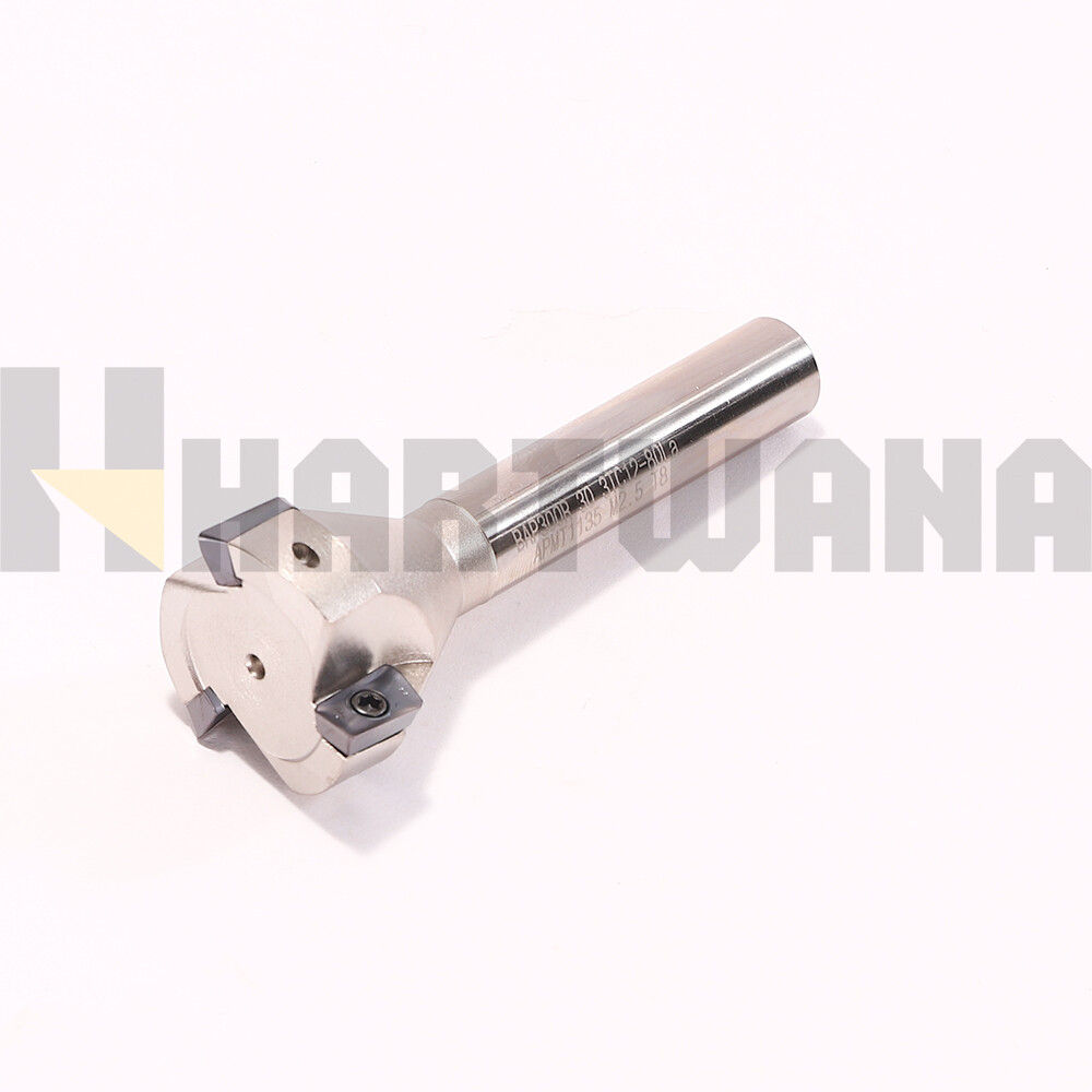 30mm 90 Degree Indexable Face Shell Mill Cutter Holder 12mm Inserts APMT1135