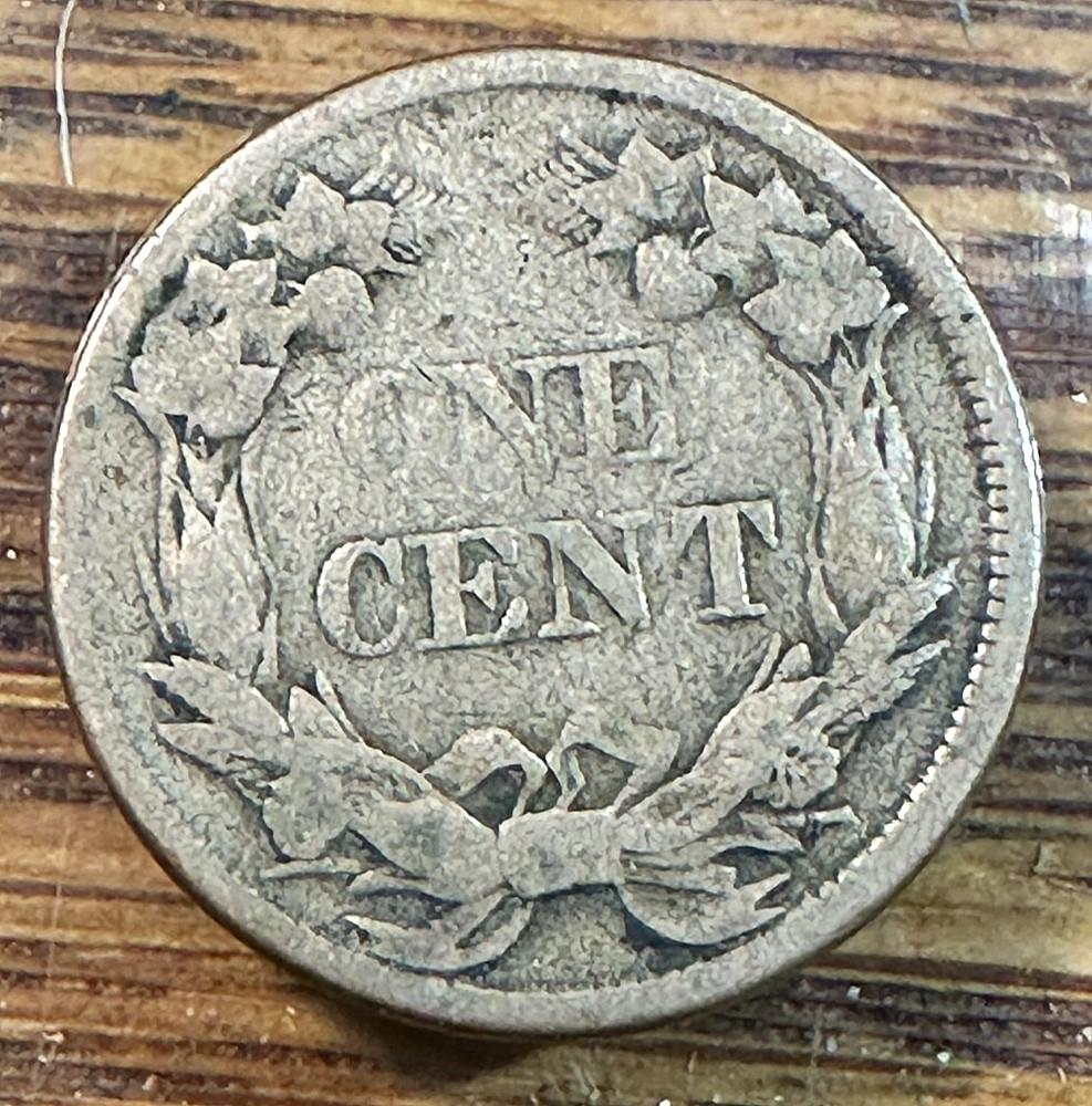 1858 Small Letters Flying Eagle Cent Nice Original VG CHRC