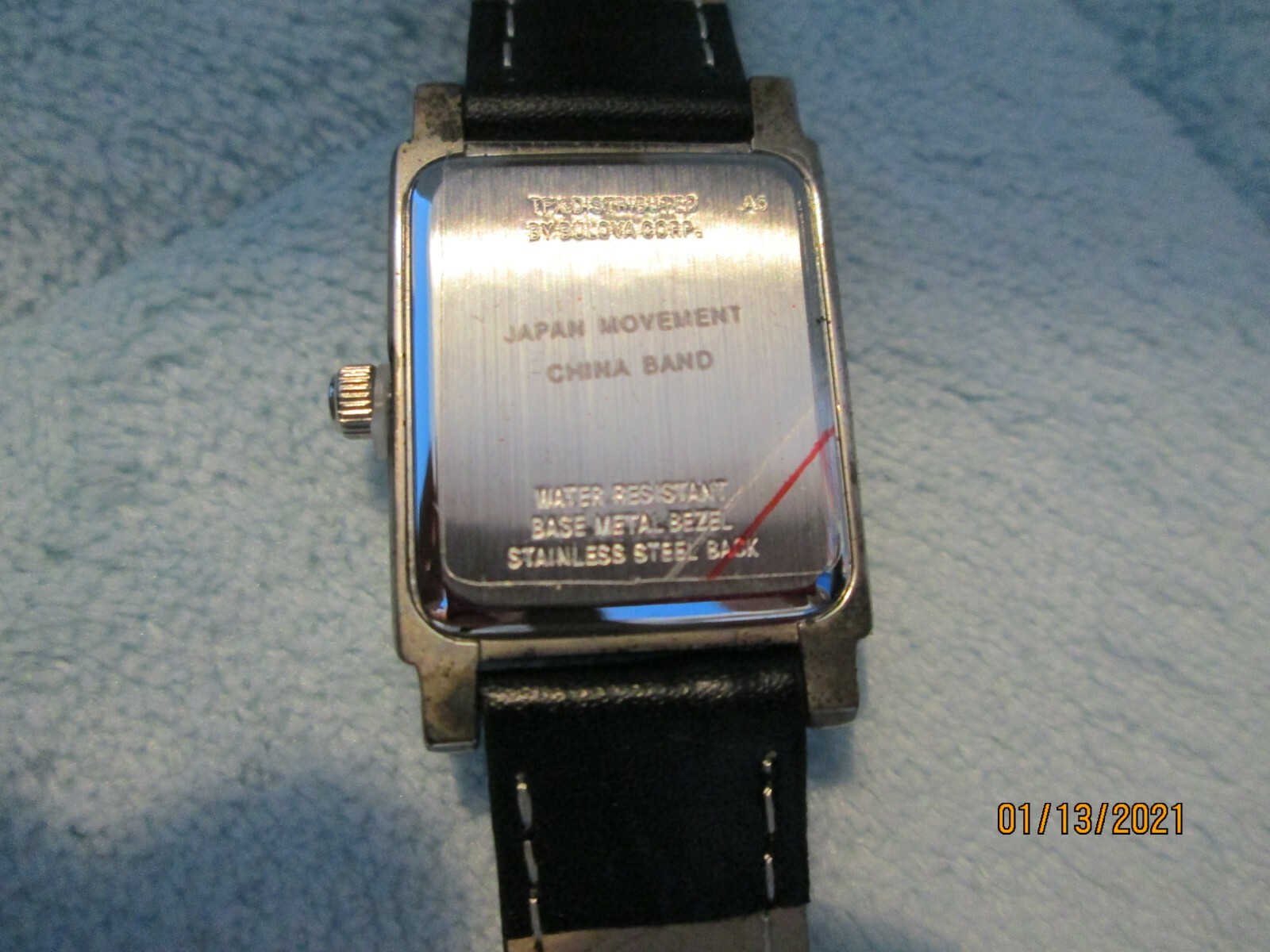 Watch Trump Marina V.I.P. Watch NIB by TFX/Bulova Genuine Black Leather Band