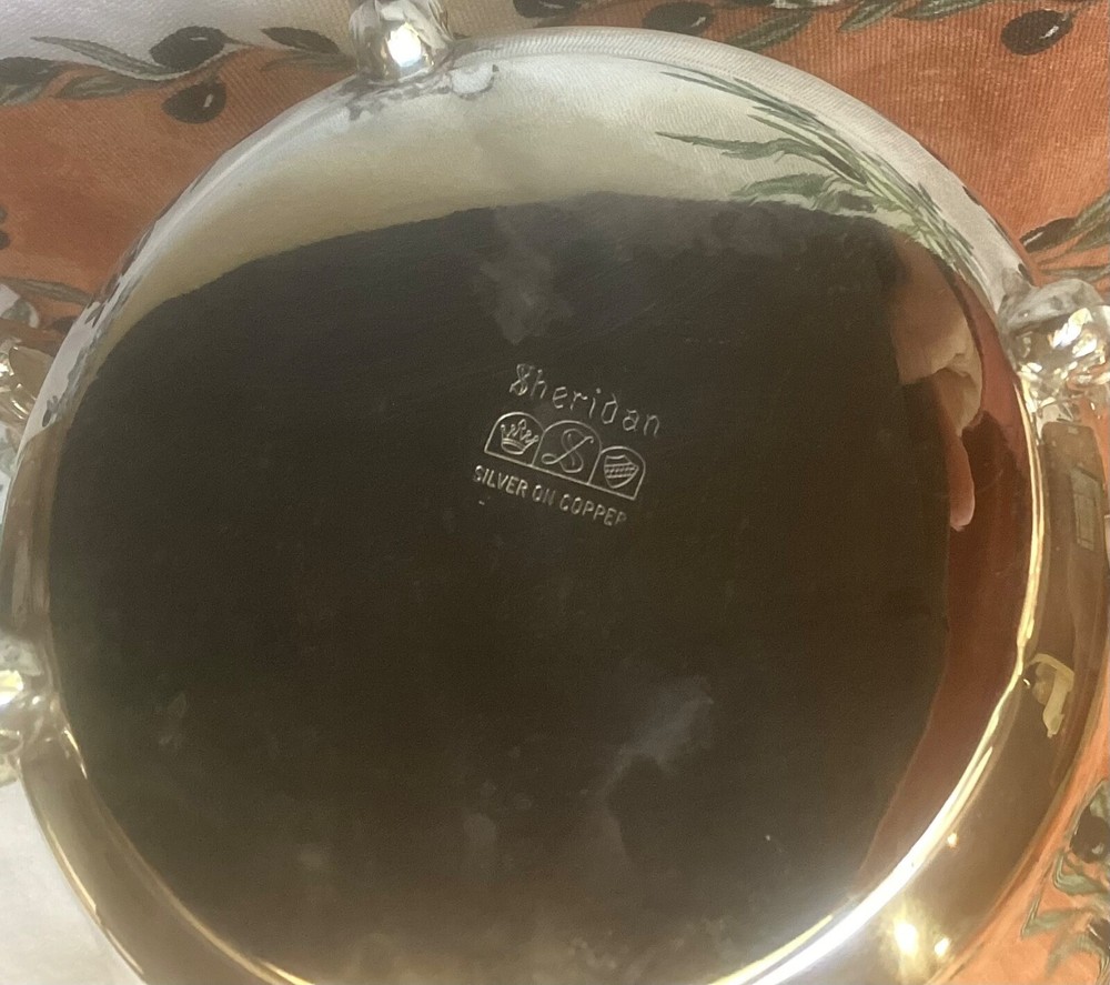 Sheridan Silverplate “Silver On Copper” 8 Inch Pitcher