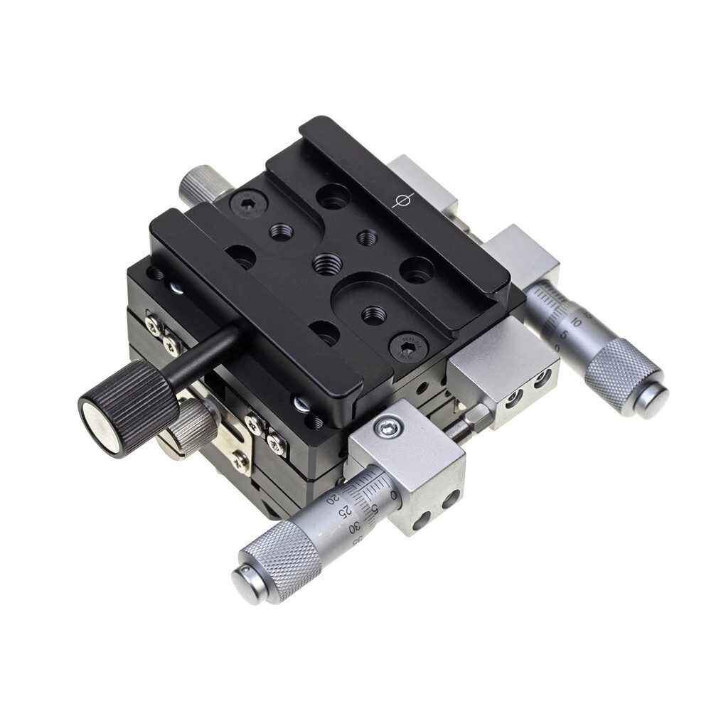 XY Axis Micrometer Fine-tuning Slide Accuracy 0.01MM Macro Displacement Platform