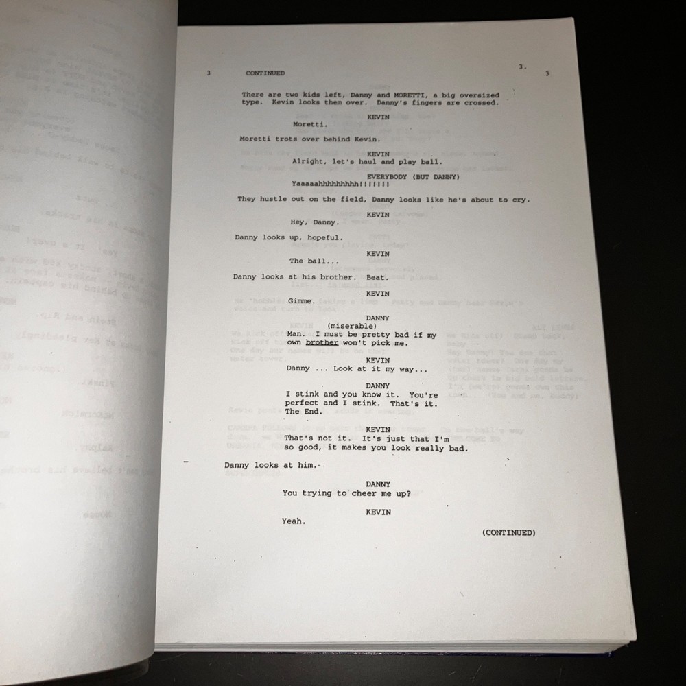 LITTLE GIANTS (1994) Final Shooting Draft / Wm. Morris Agency Script + COA