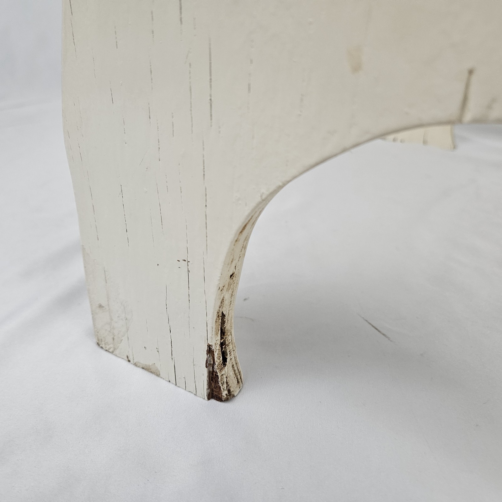 Farmhouse Milking Step Stool Footstool Plant Stand Primitive Painted Wood Vtg