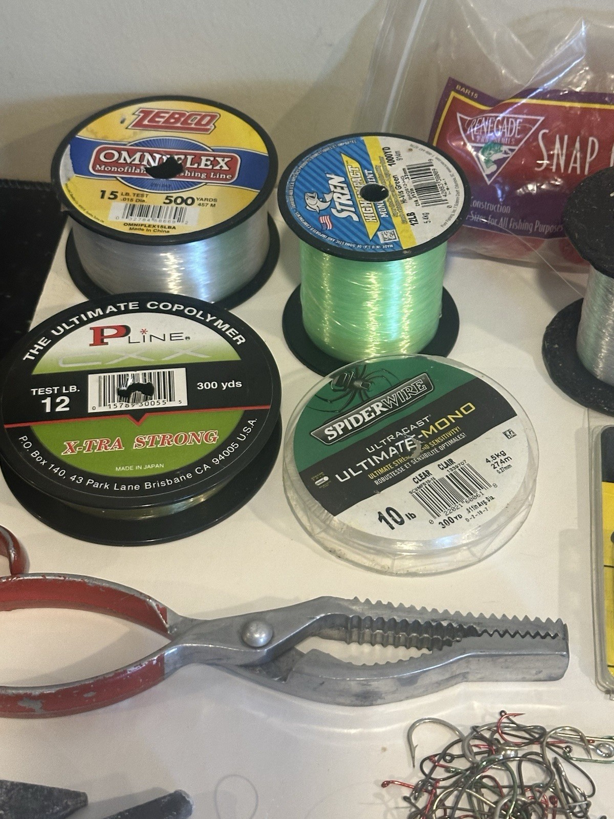 Fishing Lures, Tackle Box And Accessories Lot