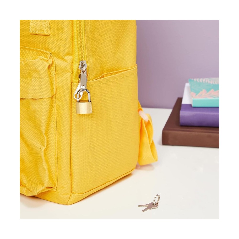 2 Pcs Small Solid Brass Locks with Keys, 20mm + 25mm Mini Key Locks, for Lugg...