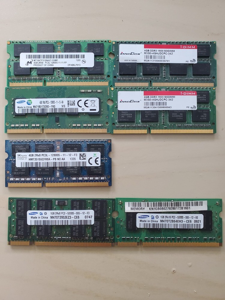 4GB x 5 Laptop RAM