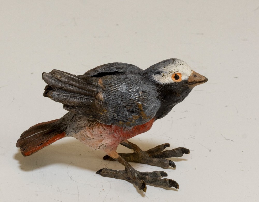 COLD PAINTED BRONZE BIRD
