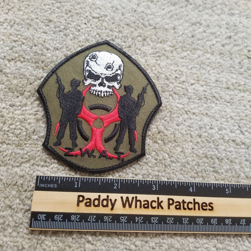 ZWAT Patch Hook & Loop Back Military Morale Tactical Zombie SWAT Y2