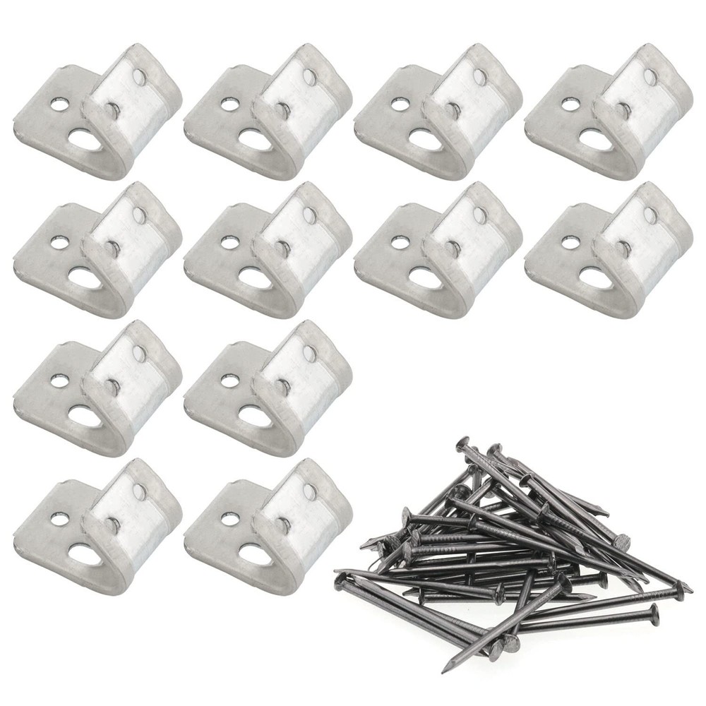 12pcs Sofa Couch Spring Buckle Connectors 5 Holes Snake Spring Buckle for Sof...