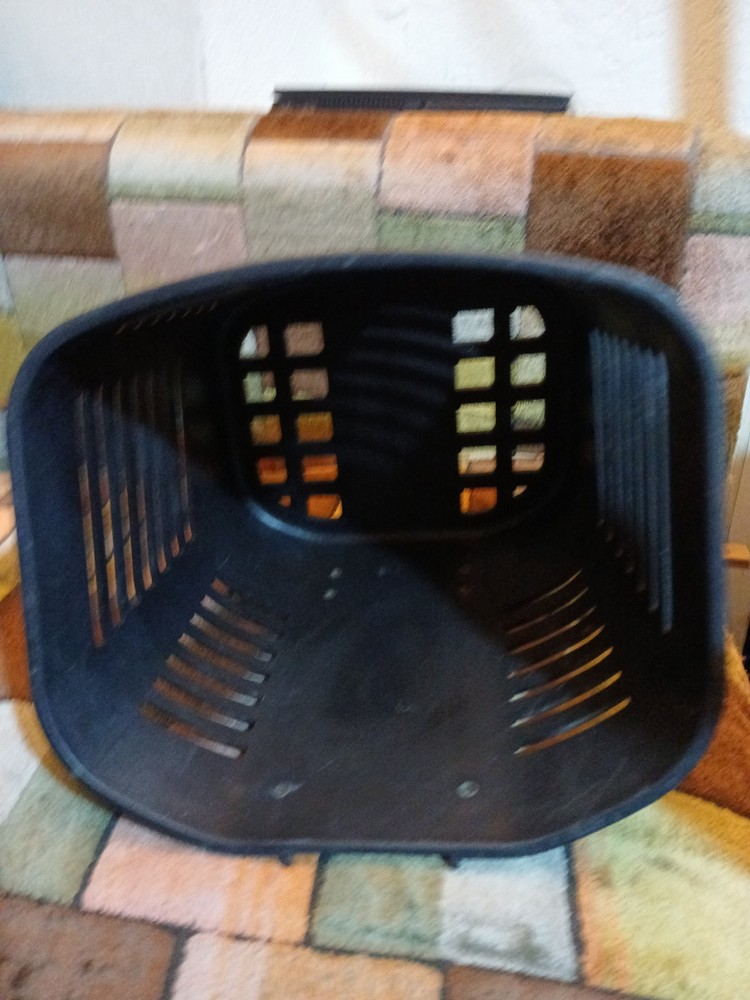 Front Scooter Black Storage Basket