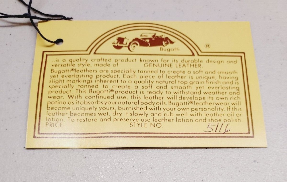 Bugatti Leather To-Do-List Pad Holder - Brown