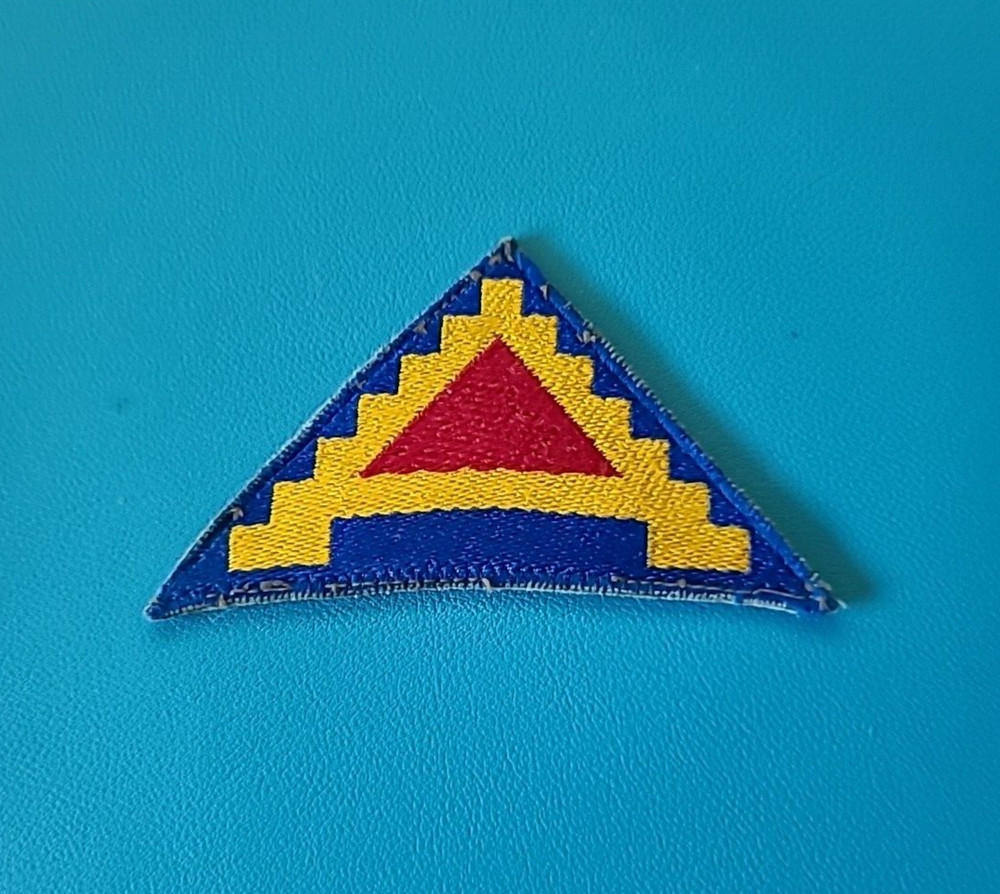 7th Army-Cut Edge-Off Uniform Patch-German Theater Made----Patton Original WW-2*