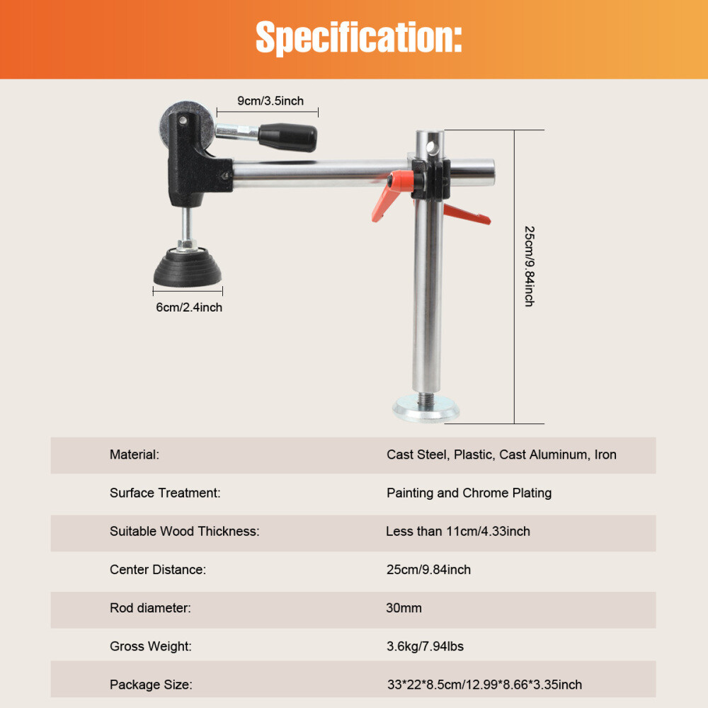 Table Saw Presser Clamp Manual Woodwork Clamp, Precision Sliding Table Panel Saw