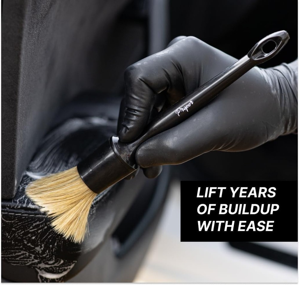Ergonomic Auto Interior Cleaner Kit - High-Quality Brushes for Deep Detailing