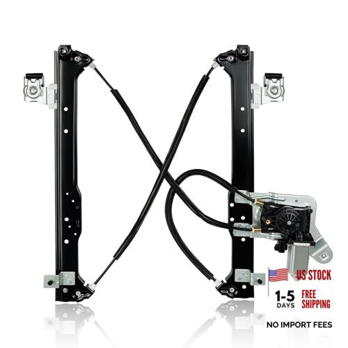 Driver Side Power Window Regulator Assembly W/Motor Compatible for Rear Left