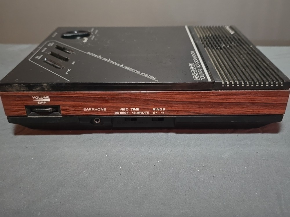 Vintage Panasonic Easa-Phone Answering System Microprocessor Control As-Is
