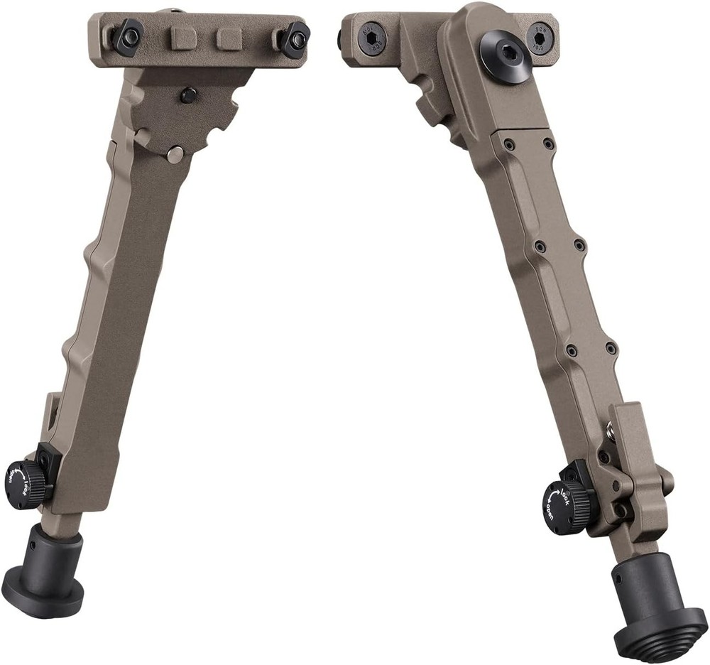 MidTen 7.5-9 Rifle Bipod Compatible with M-Rail Attach Directly Adjustable Sh...
