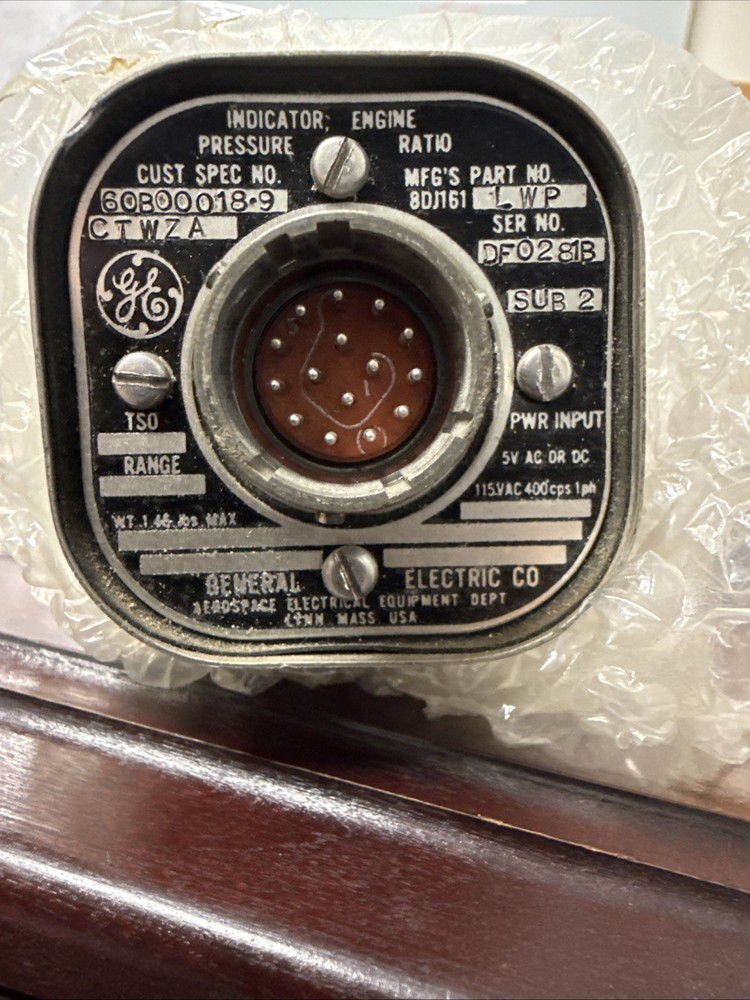 GE Engine Pressure Ratio Indicator 8DJ161LWP