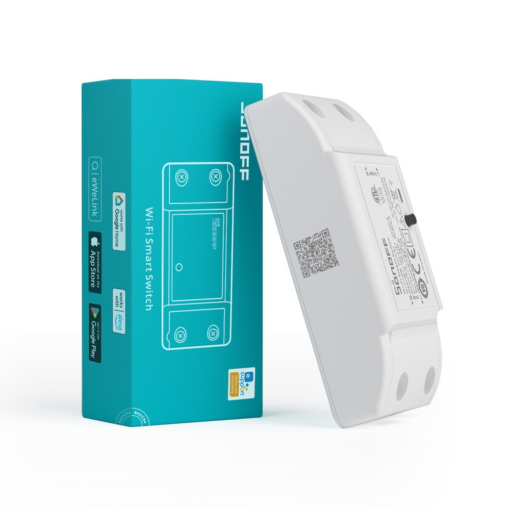 SONOFF BASICR4 WiFi Smart Light Switch 10A DIY Module eWeLink App Control 5Packs