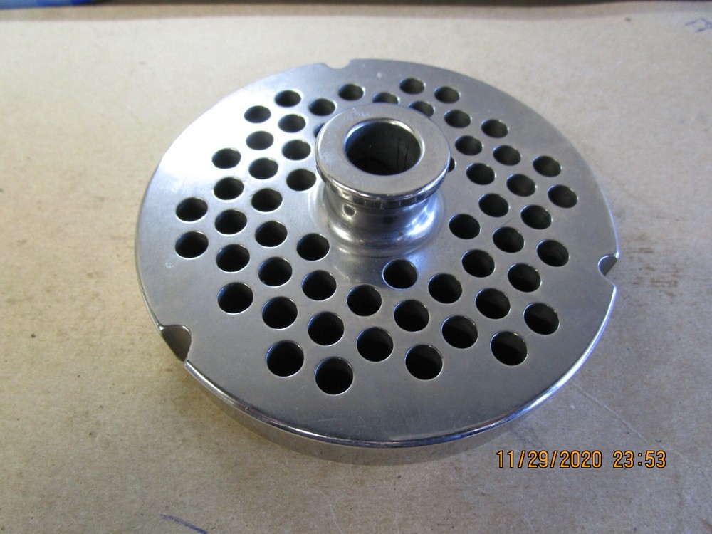 #32 1/4'' HUBBED GRINDER PLATE (MIXER/GRINDER)