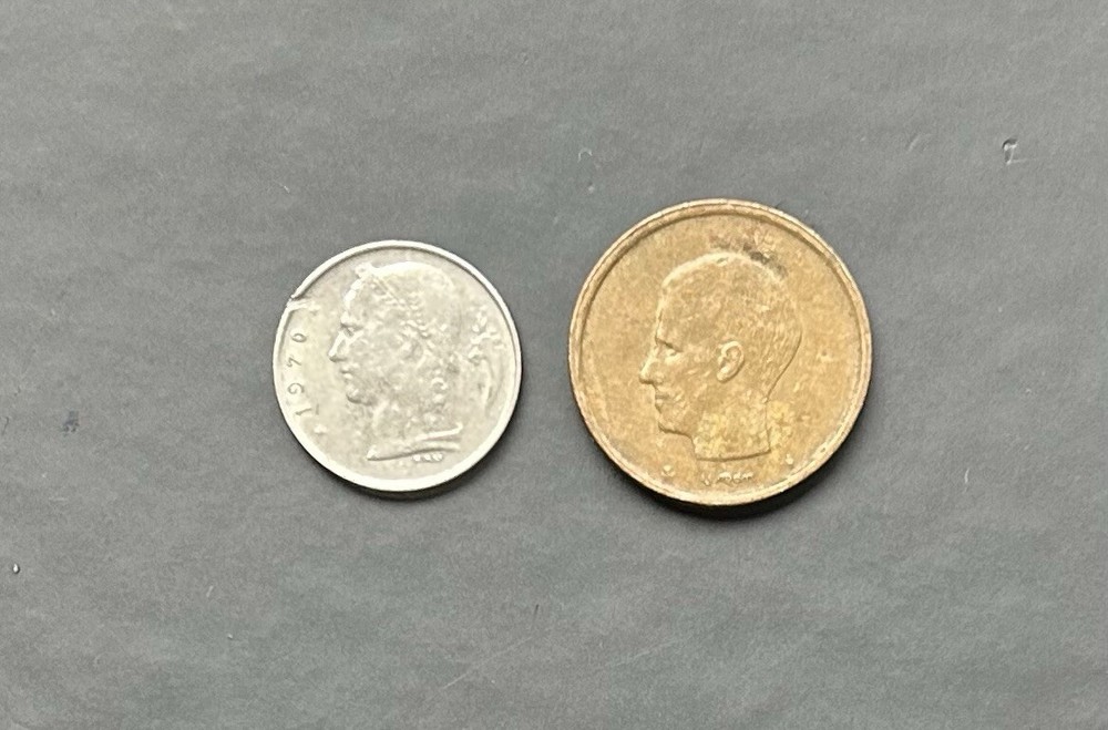 2 Belgian Circulated Coins