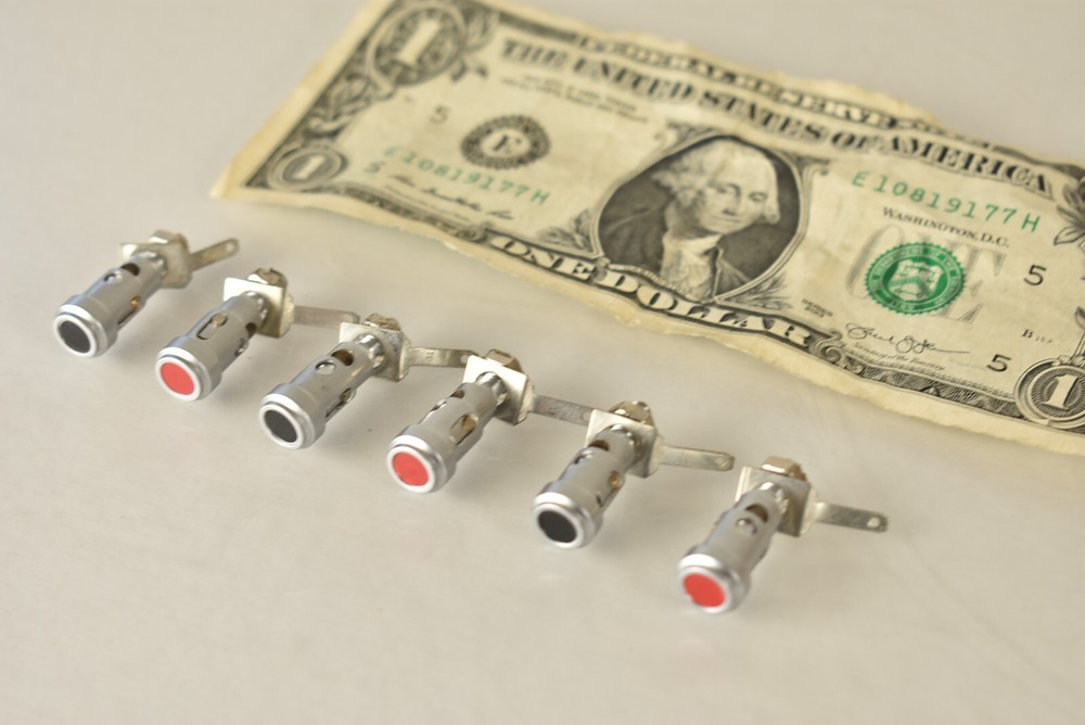 Single Jamo A360 Silver Push Press Binding Post(Red or Black) -READ-