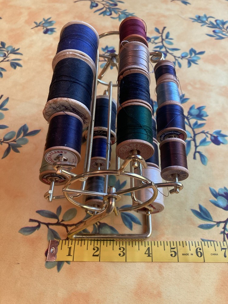 Vintage Thread Carousel With Vintage Thread