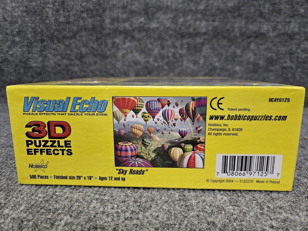 Visual Echo 500 Piece 3D Puzzle SKY ROADS