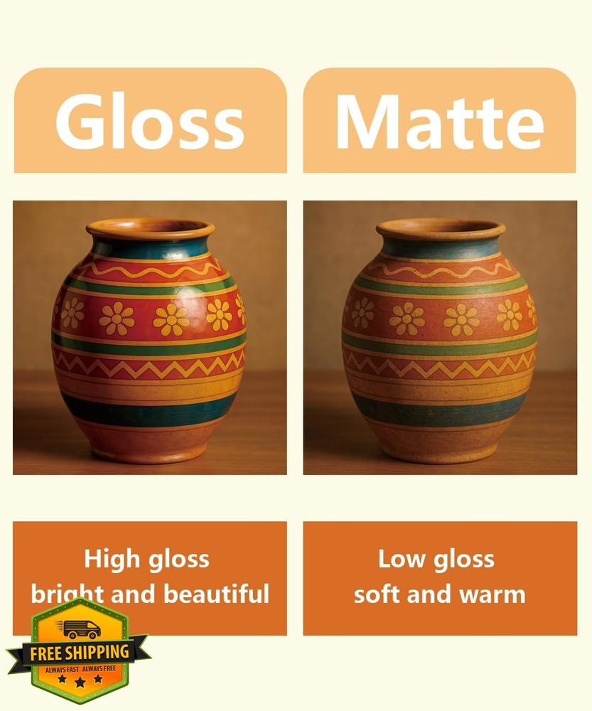 GooBoom 100ml Gloss Varnish for Air Dry Clay Projects