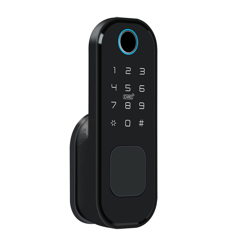 Tuya No Wiring Waterproof Fingerprint Lock Digital Code Electronic S1V6