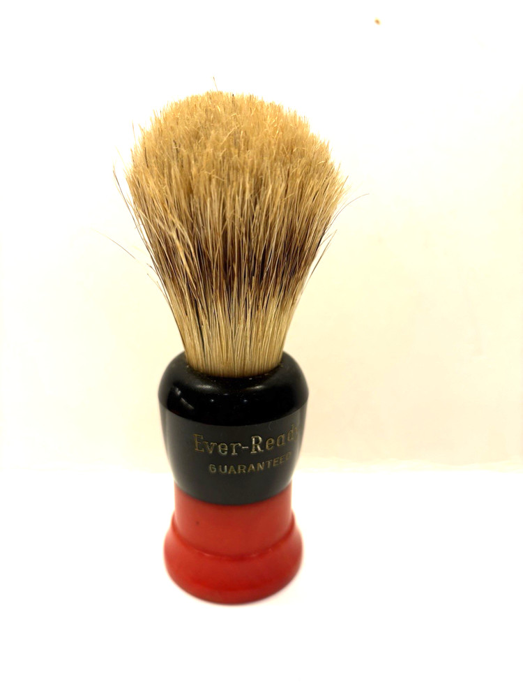 Red Catalin Ever Ready Bakelite Shaving Brush