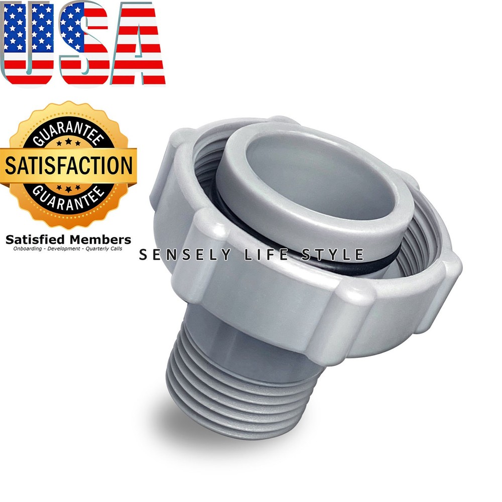US Swimming Pool Drain Connector Pipe Hose Adapter Fitting Connect Replace Part