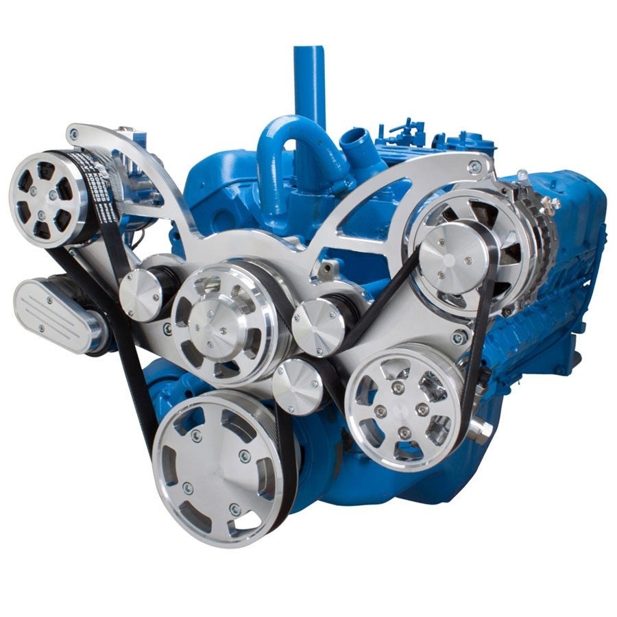 AMC All Inclusive Serpentine System 304 360 401 AC PS ALT Tall Water Pump 79-93