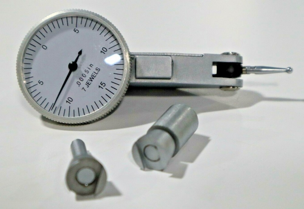 DIAL TEST INDICATOR, .0005" READING, 0.030" RANGE, 7 JEWELS B225