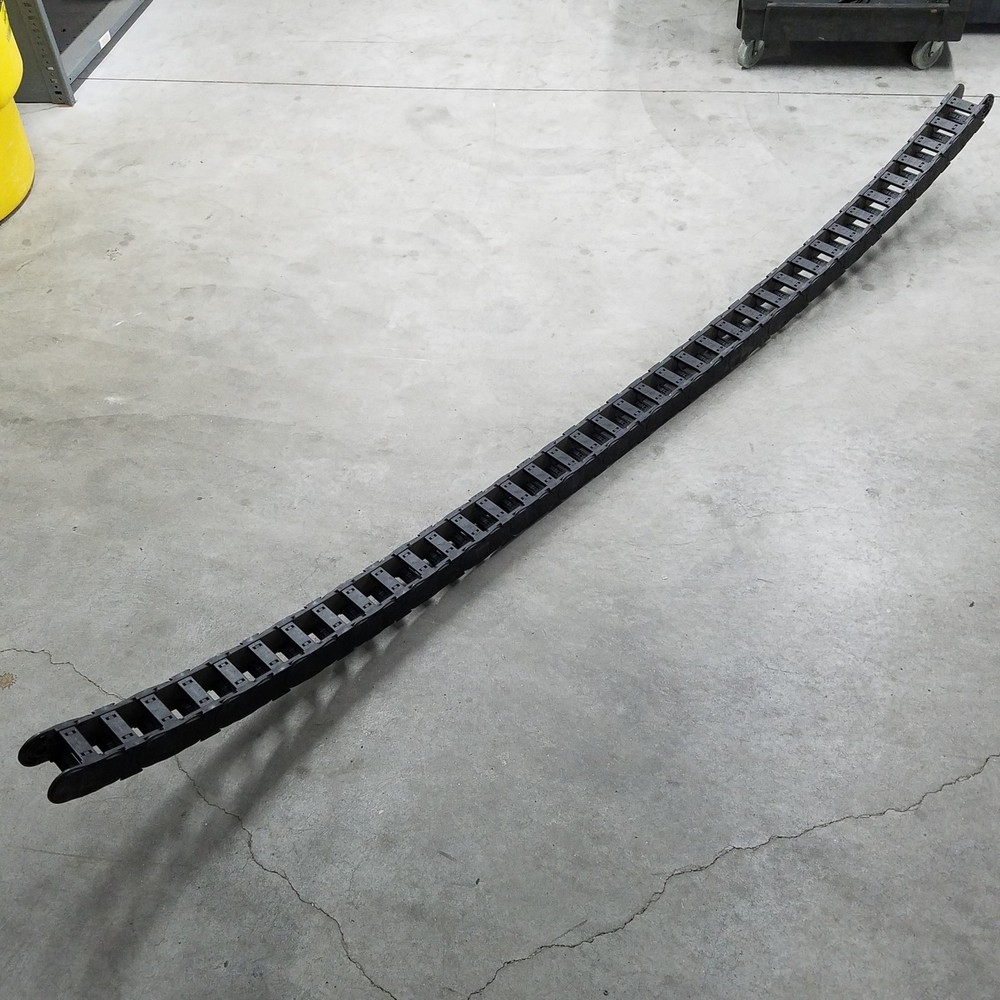 IGUS E4.42.01 Cable Chain Carrier, ~100" Length, 3-3/4" Width - USED