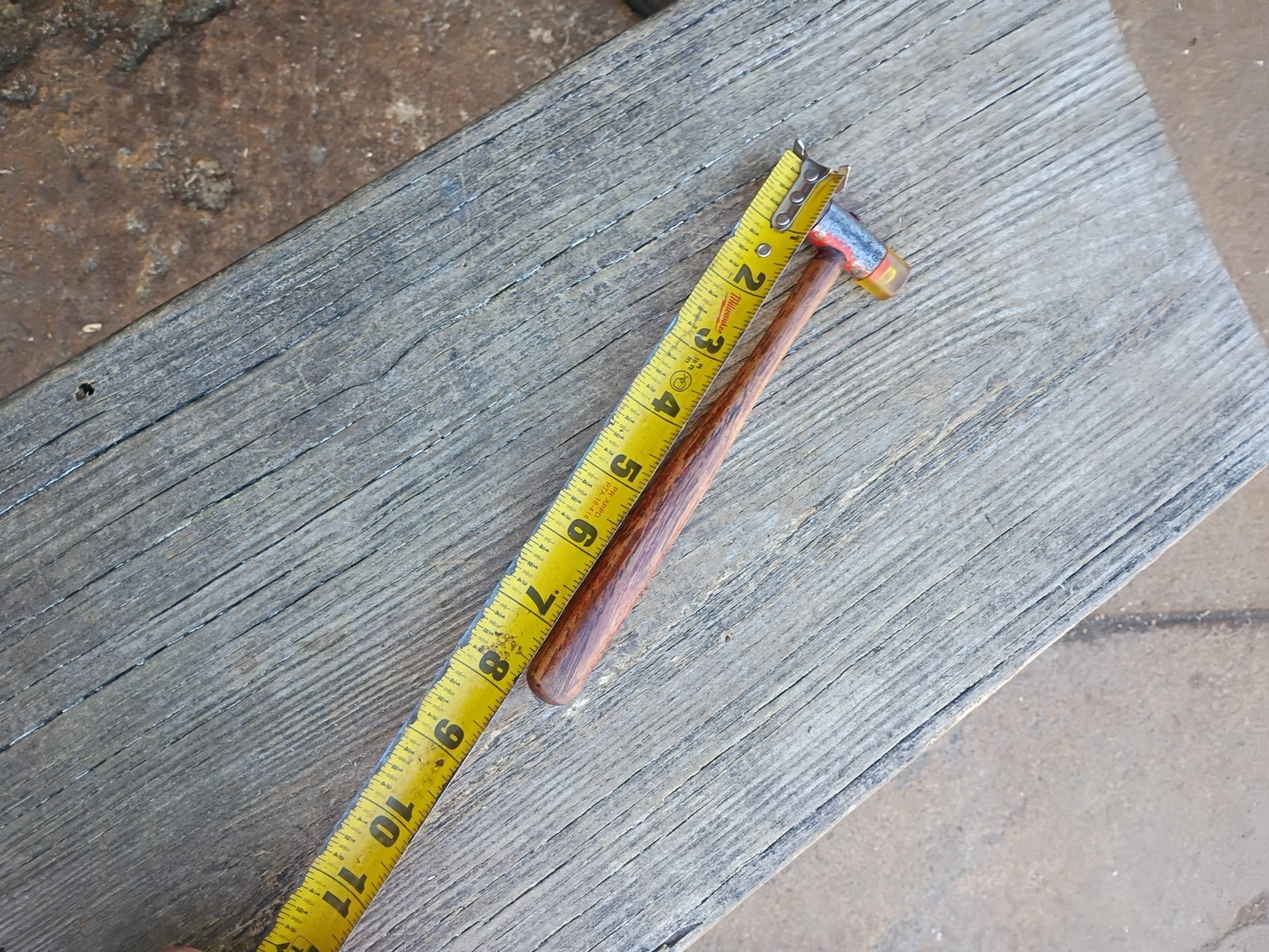 Vintage Stanley No. 592 Small Soft Face Hammer Mallet USA Wood Handle 8 inches