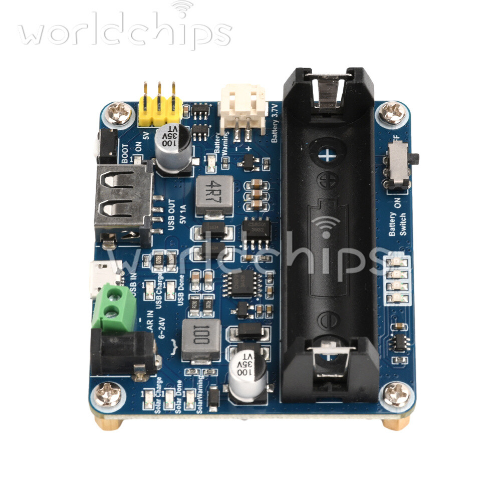 Power Manager Module for 6V~24V Solar Panel Support MPPT USB Battery Charging