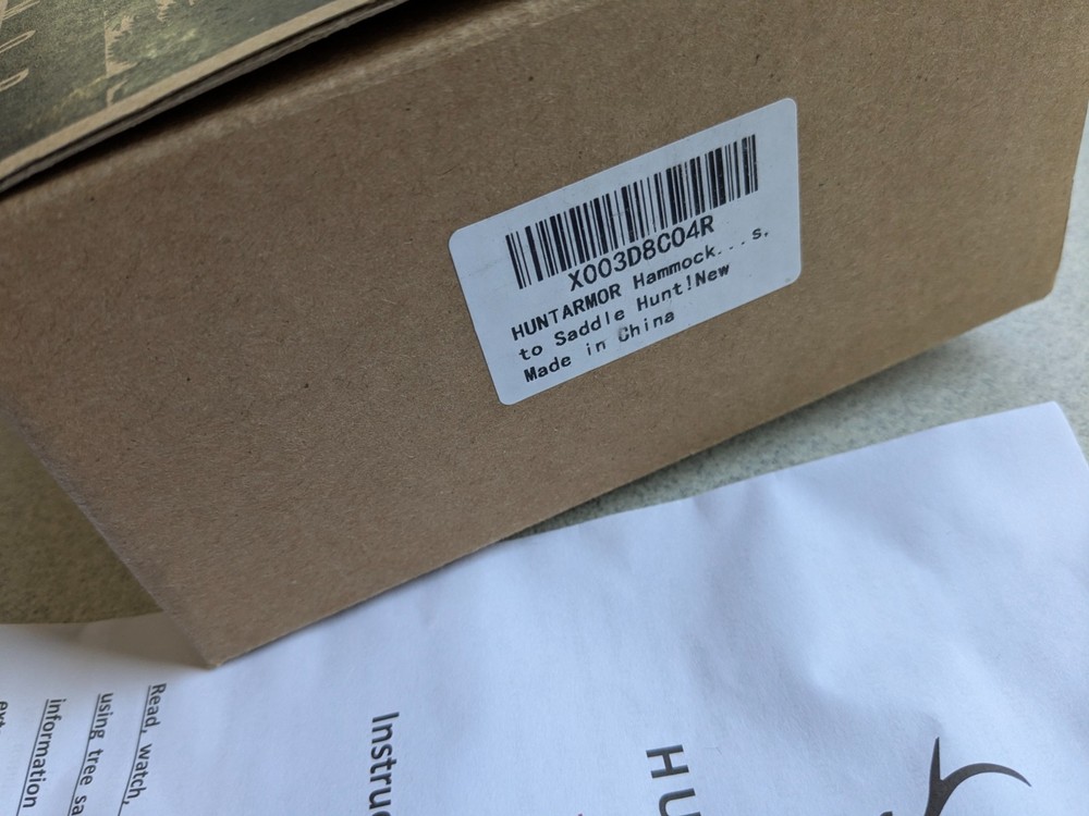 Huntarmor Tree Saddle Hammock New In Box Unused Condition EUC
