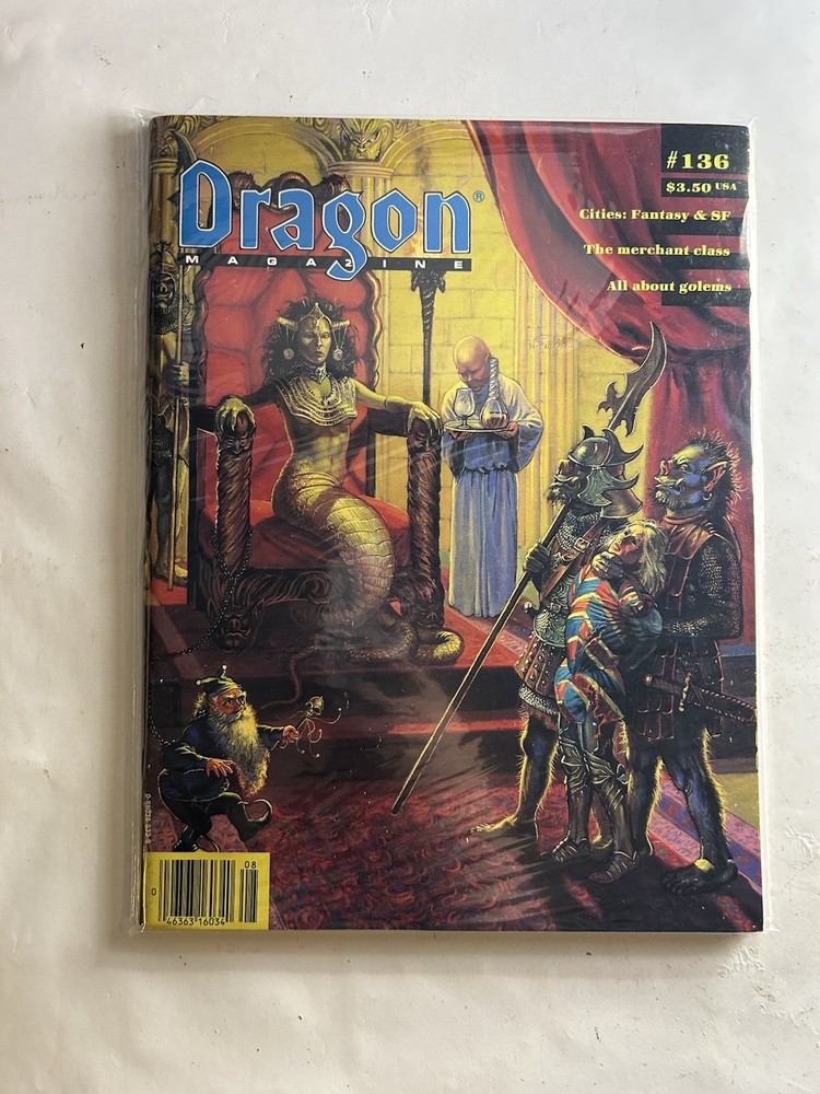 TSR: Dragon Magazine: Issue • #136