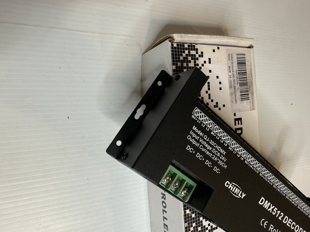 CHINLY RGB 30 channel DMX 512 Decoder dimmer DC9V-24V LED strip controller