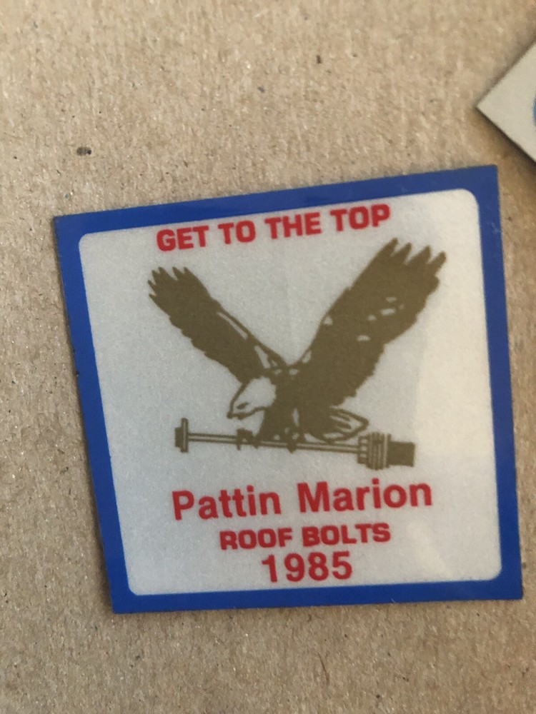 coal mining stickers