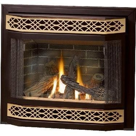 Napoleon / Continental - GD36B-KT Black Bay Front with Pull Screen