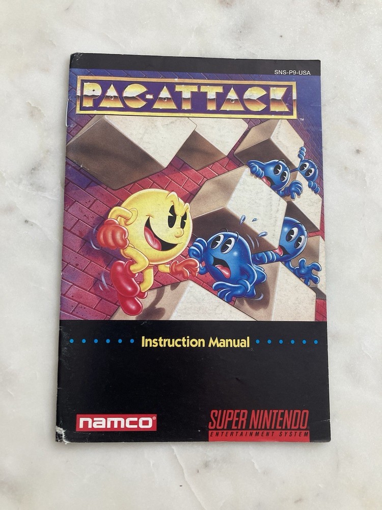Pac-Attack | Super Nintendo | Manual Only