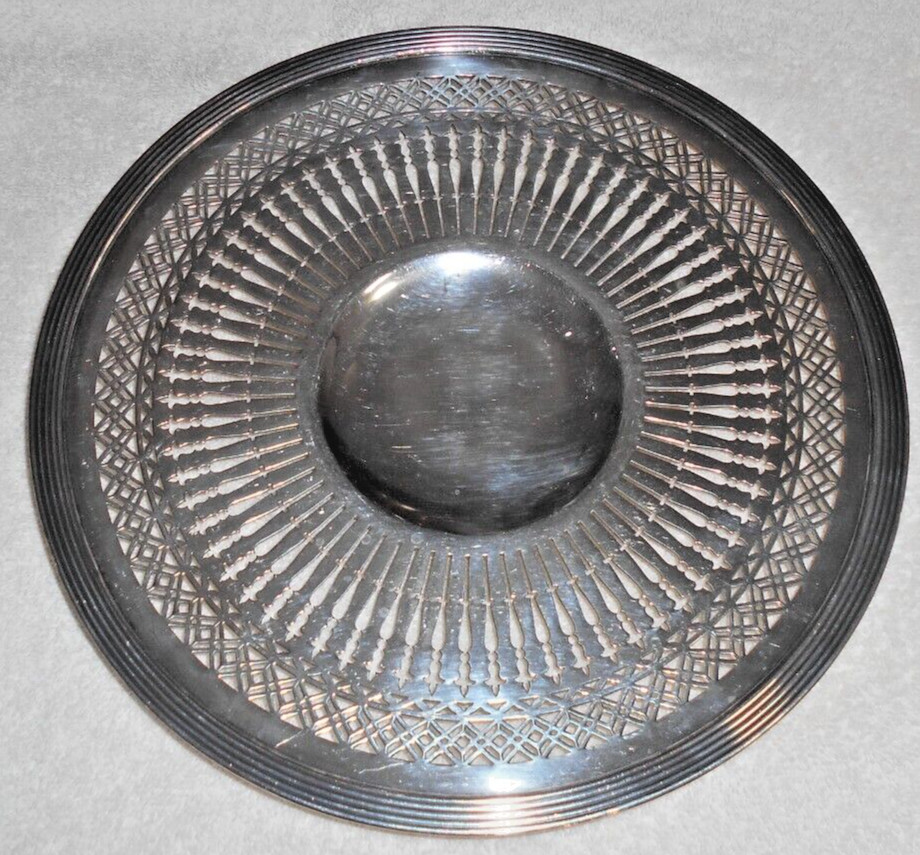 Sheffield Silver Plate 10" Serving Plate #8589