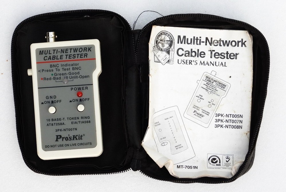 PROSKIT 3PK-NT007N MULTI NETWORK CABLE TESTER
